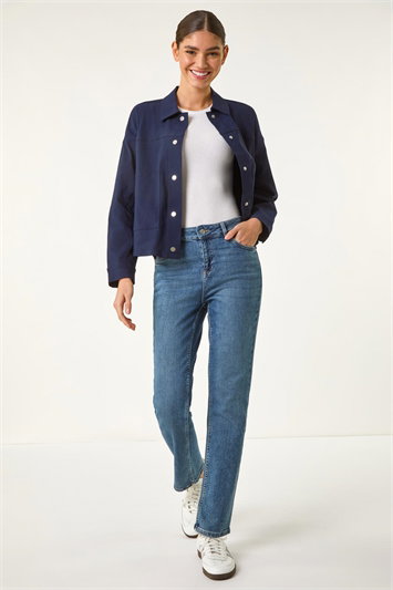 Blue Patch Pocket Jacket