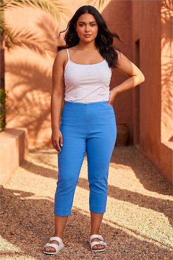 Curve Cropped Stretch Trouser 18025543