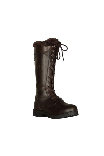 Brown Nola Lace Leather Country Boots