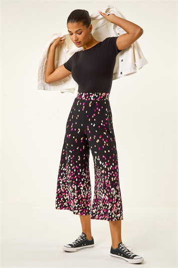 Border Print Culotte Trouser 18112008