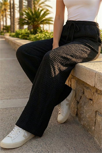 Dusk Crinkle Wide Leg Stretch Trouser 18106408