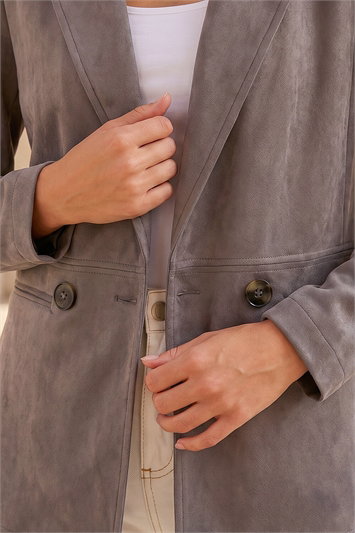 Petite Faux Suede Jacket 15057390