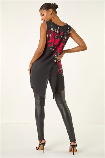Floral Wrap Sequin Top 20233678