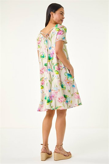 Petite Floral Swing Dress 14886172