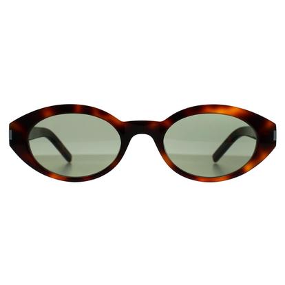 Brown Oval Havana Green Sl567