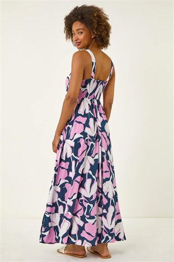 Floral Strappy Maxi Dress 14728960