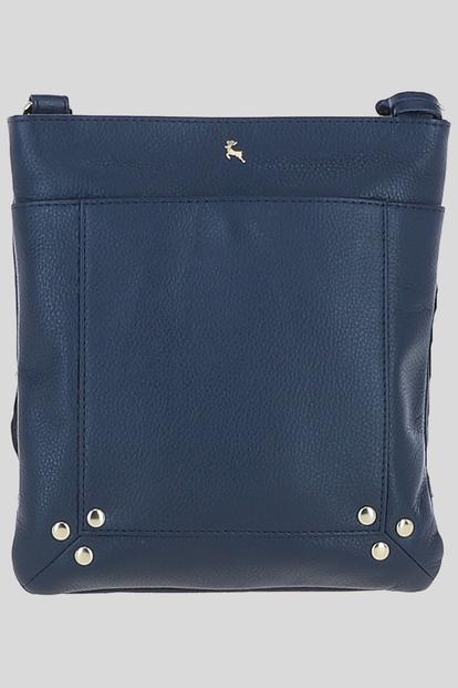 Pink 'Doriana' Real Leather Crossbody Bag
