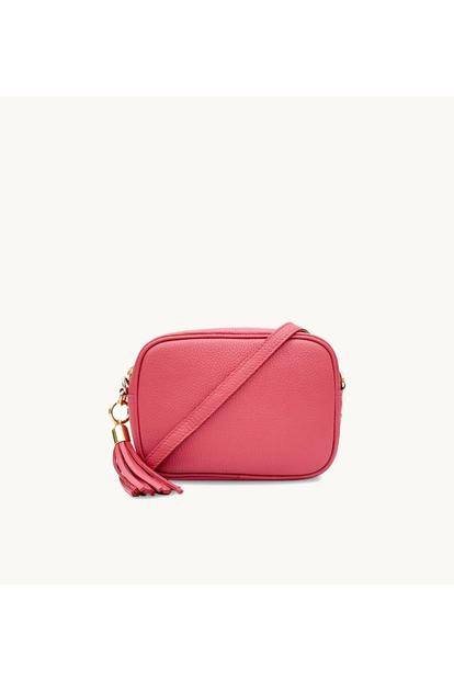 Multi The Tassel Raspberry Leather Crossbody Bag