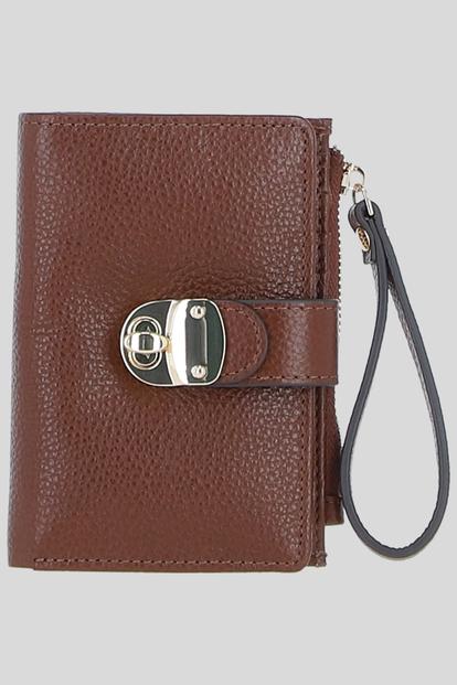 Black 'Amarella' Real Leather Purse