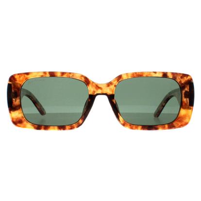 Brown Rectangle Shiny Havana Soft Demi G15 Green Polarized Mp76