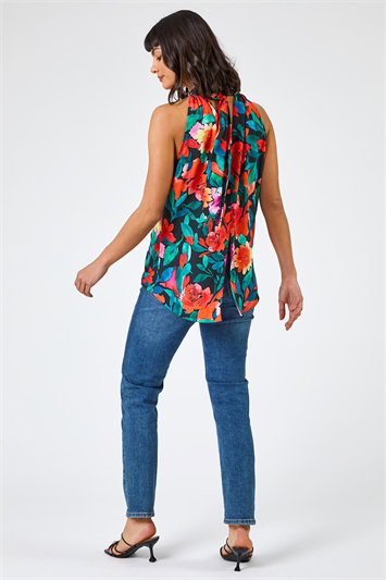 Floral Print Tie Detail Blouse 20098008
