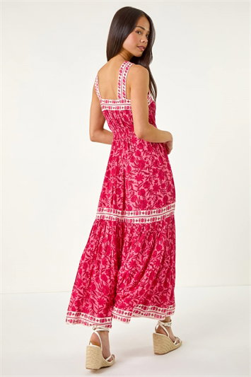 Petite Floral Tiered Maxi Dress 14711072