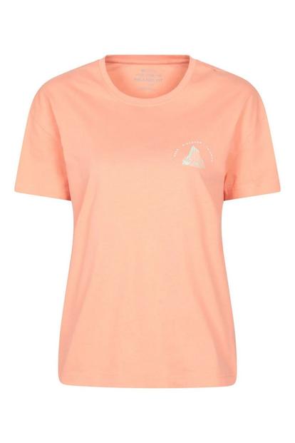 Pink Techy Mountain Relaxed Fit Tshirt