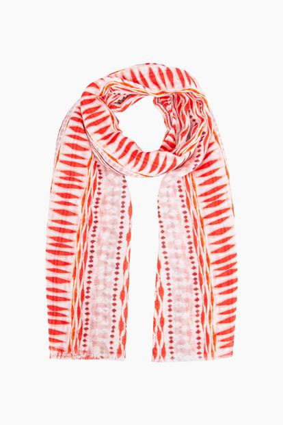 Pink Geometric Boho Lightweight Scarf