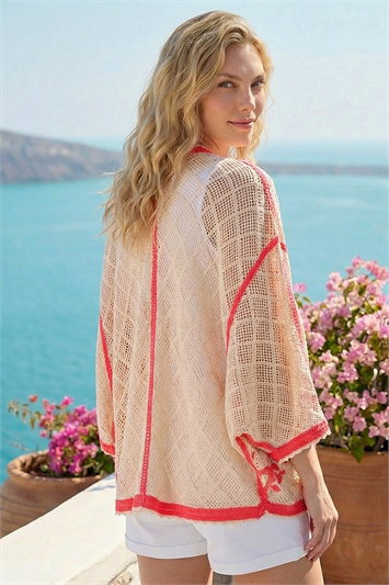 Embroidered Knit Cardigan 16342578