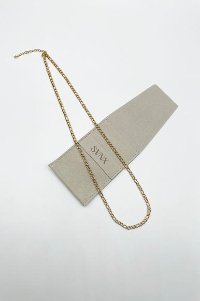 Metallic Figaro Chain Necklace