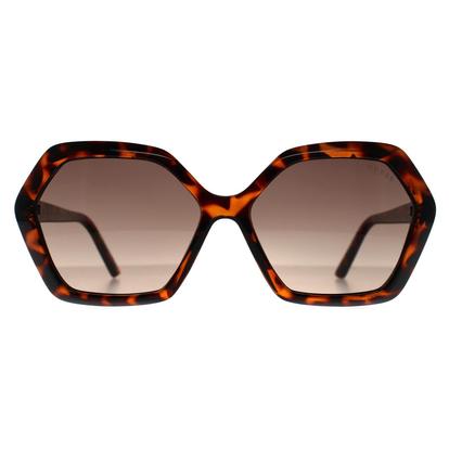 Brown Square Dark Havana Grey Gradient Gf6144