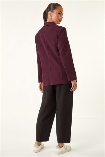 Petite Textured Buttoned Blazer 15041074