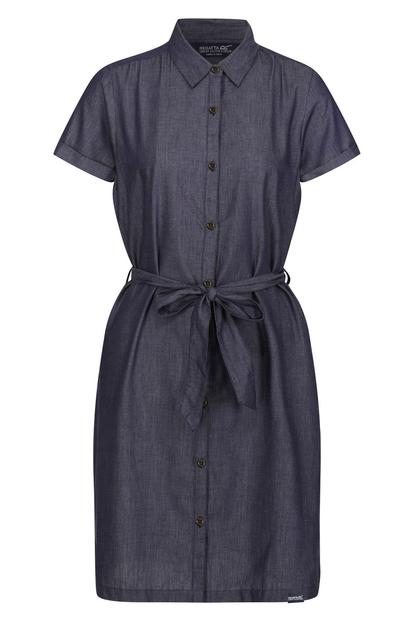 Green Rema Shirt Dress