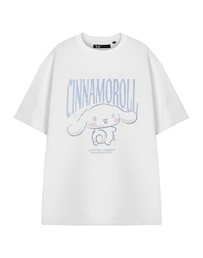 White Hello Kitty Cinnamoroll X-Large T-Shirt