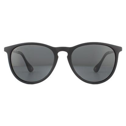 Black Oval Black Black Smoke Polarized Sunglasses