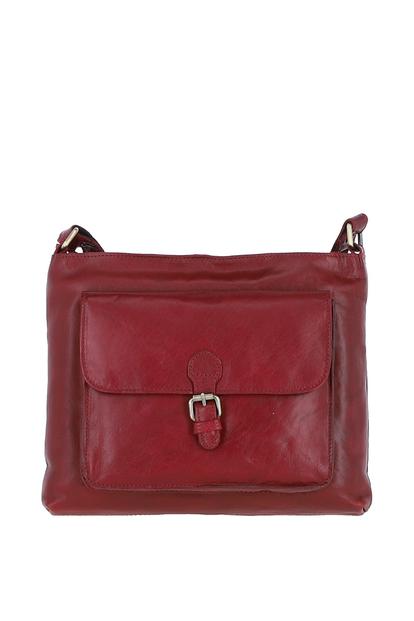 Black Real Leather Vintage Medium  Shoulder Bag