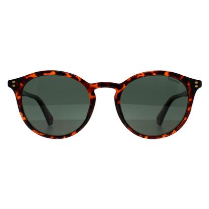 Brown Round Havana Green Polarized Pld 6233/S