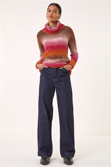 Ombre Stripe Knit Jumper 16234481