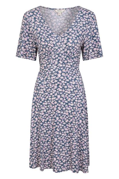 Grey Como Floral Dress