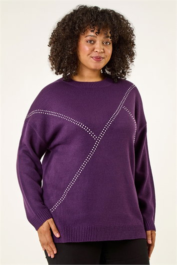 Curve Hotfix Knit Jumper 16238974