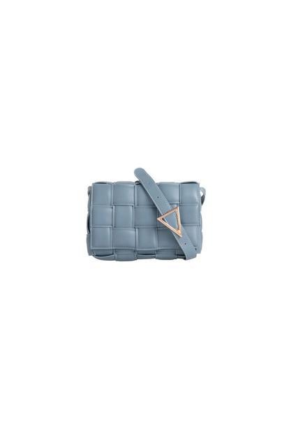Black Woven Crossbody Bag