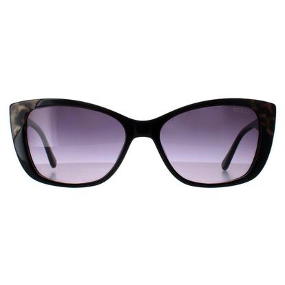 Black Cat Eye Black Dark Blue Gradient Gu7511