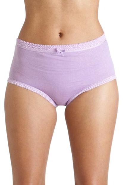 Purple 3 Pack High Waisted Briefs