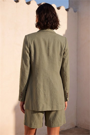 Cotton Double Breasted Collar Jacket 15026340