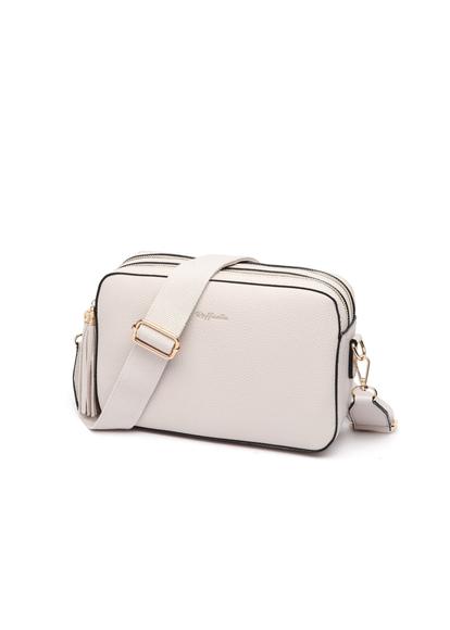 White Cross Body Camera Bag