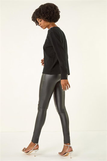 Embellished Knitted Jumper 16176008