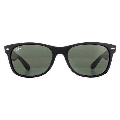 Black Rectangle Black Rubber Green New Wayfarer 2132 Sunglasses