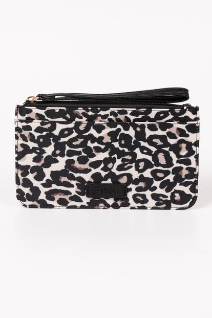 Green Leopard Passport Holder Clutch Wallet