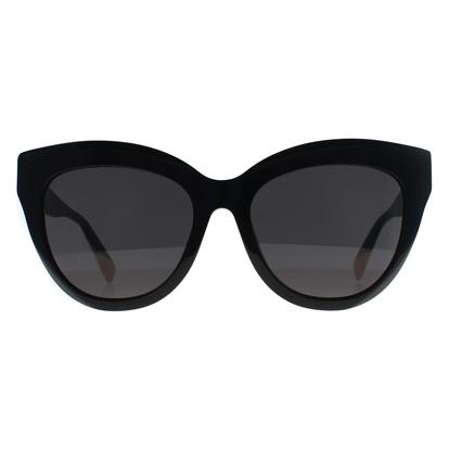 Black Cat Eye Shiny Black Smoke Dark Grey Sfu780