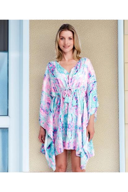 Blue Seville - Kaftan Beach Cover-Up