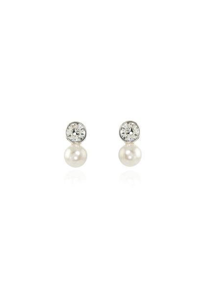 Metallic Cachet London Mimi Silver Post Earrings