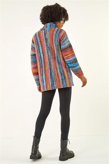 Space Dye Roll Neck Knit Jumper 16249781