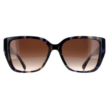 Brown Rectangle Bright Blue Tortoise Brown Gradient Mk2199 Acadia