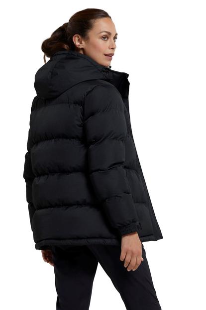 Black Waterproof Padded Jacket