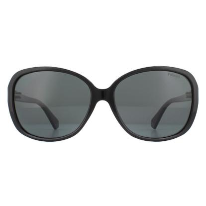 Black Fashion Black Grey Polarized Sunglasses