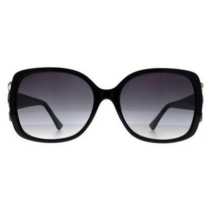 Black Butterfly Shiny Black Grey Gradient Gf6065
