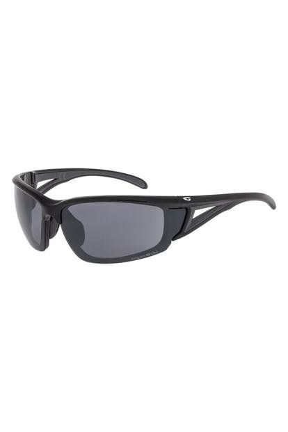 Black Unisex Lynx Uv400 Sport Sunglasses With Mirror Anti-Fog Polycarbonate Lens