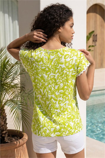 Petite Abstract Ric Rac T-Shirt 19505449