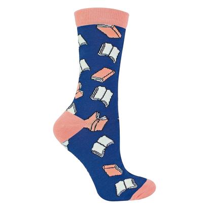Blue Book Socks | Novelty Bamboo Socks