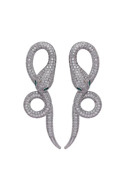 Metallic Diva Serpent Ear-Cuff